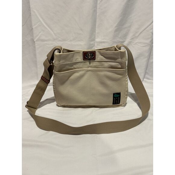 Dooney & Bourke Handbags - Dooney & Bourke Canvas Crossbody 28 Natural
